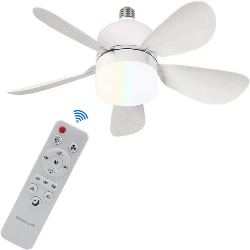 Ventilatore Soffitto con Luce e Timer